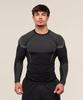Camiseta de Entrenamiento de Manga Larga Ajustada para Hombre de Gymshark