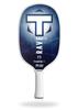 TMPR Sports Rave LX Pickleball Indigo Ice s bílou, střední hmotnost - Pádlo, Lem, (7,5-8,8 oz)