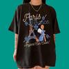 Disney Pixar Ratatouille Remy Paris Frankreich Poster T-Shirt | Disneyland Reise Familien Partnerlook Shirt | WDW Magic Kingdom Shirt R425