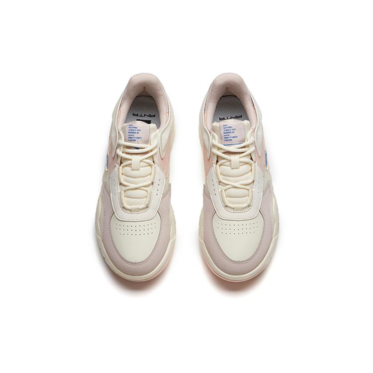 Anta Life Collection Low top Skateboard Shoes Women's White Gray 922138051-3