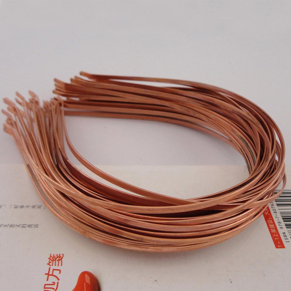 20~50pcs/bag Regular 3mm 4mm 5mm 6mm 7mm Metal Wire Headband Plain Iron Hair Hoops Tiara Base for DIY Hair Accessories