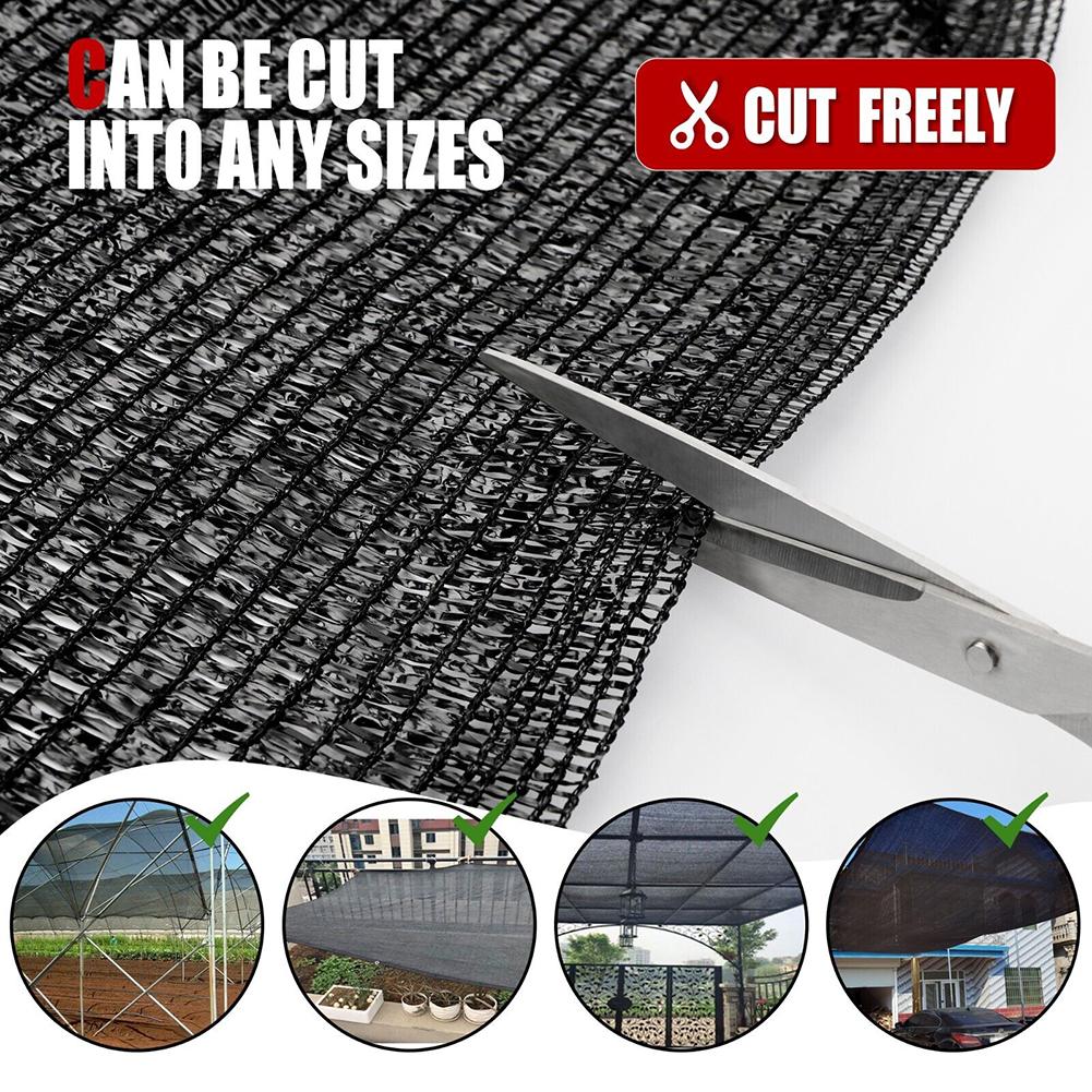 Breathable Shade Net 50% for Gardens and Poultry Reliable Tarp for Effective Sun Block and Temperature Control