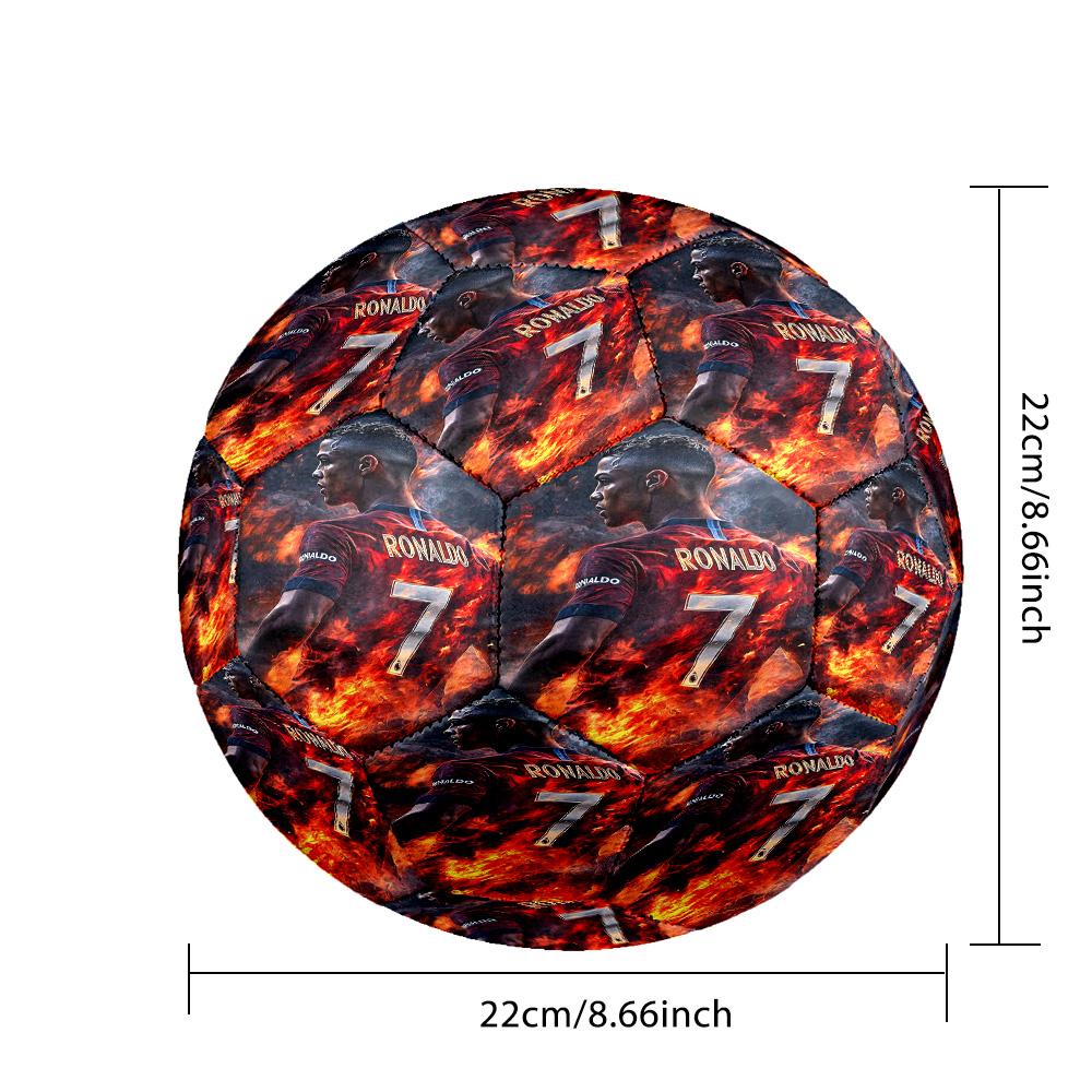 1pc Cr Football Legend Soccer Ball Size 5, Suitable for Practice Matches/tournament Training,Lightweight and Durable. Cl7021