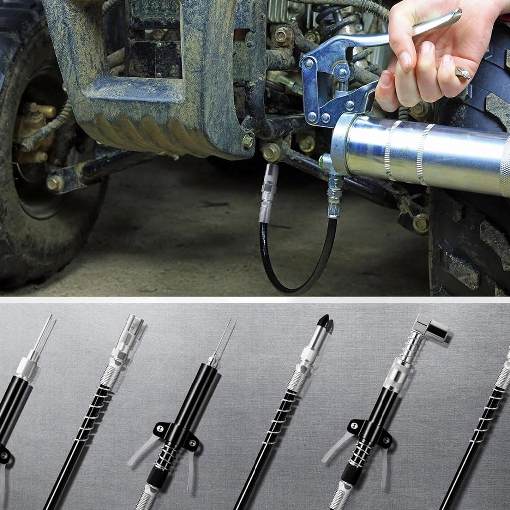 Fettkupplung Anschluss Düse und Injektionsnadel für effiziente Schmierung Gerätepflege Schwermaschinenwartung