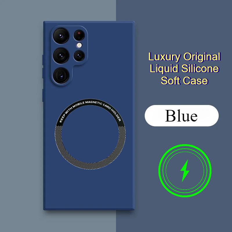 Liquid Silicone Anti-drop Soft Case For Samsung S26 Ultra S25 Edge S24 Plus FE A57/37/17/07 A56/36/26/16/06 Protector Back Cover