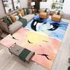 Blue Ocean Killer Whale Art Rug Non Slip Washable Floor Mat for Living Room Bedroom Home Decoration Moderne Home Dekoration