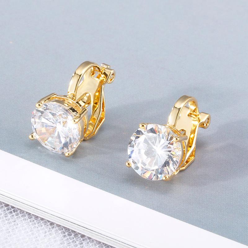Korean Earless Zircon Earrings: Luxury, Painless, Fashionable Clips