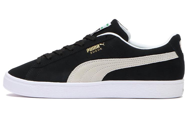 PUMA Suede Casual Skateboarding Shoes Unisex Black White 380706-01 36