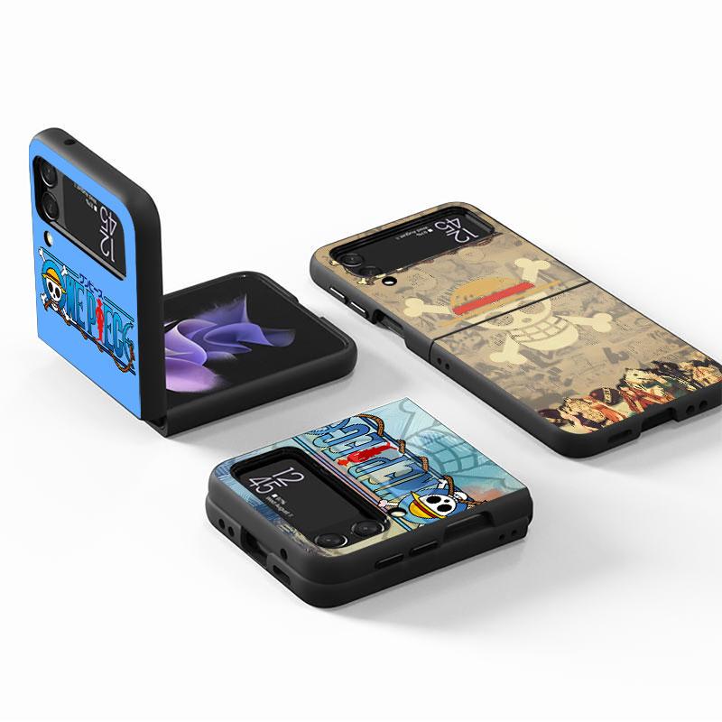 Anime One Pieces Back Cover Phone Case for Samsung Galaxy Z Flip 3 Z Flip Z Flip 5 Z FLIP 6