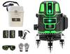 ONE STEP Laser 5 Green Large Rectangular Automatic Correction High Brightness Irradiation Pieces Unit 2 Marker, Lines, Level, 4-Direction Irradiation,
