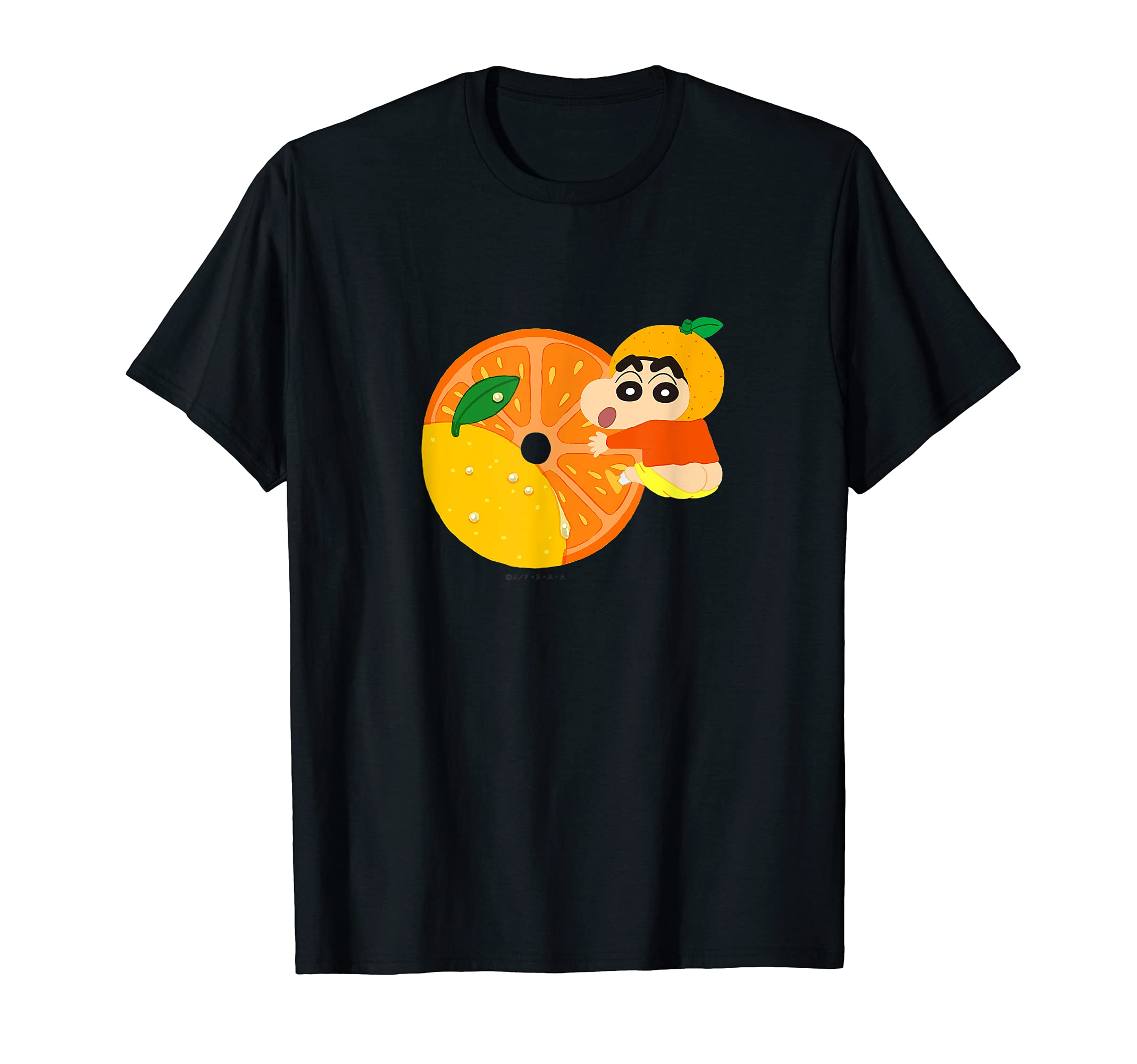 

Crayon STUDY A to Z Shin-chan FUN! FUN! “O” T-shirt чорний