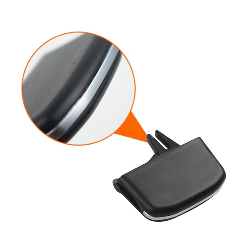 A03E-Car Dashboard Middle Long A/C Vent Outlet Tab Clip Repair Kit For Volvo  S60 2011- Air Vent Adjustment Buckle
