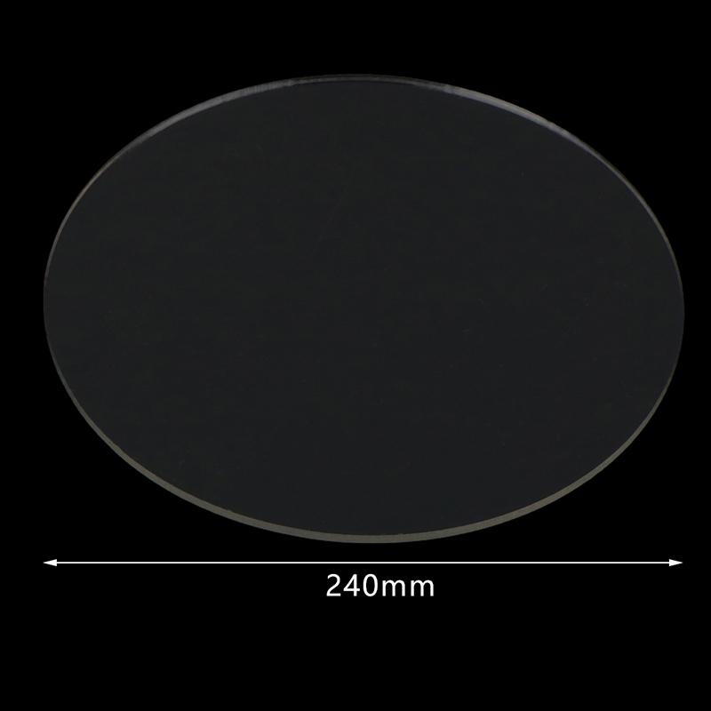 2mm Čiré Extrudované Kruhové Akrylové Disky Plexisklová Deska Pro Fotorámečky Kulaté Dortové Podložky Držáky DIY Řemeslo Nástroj na Pečení