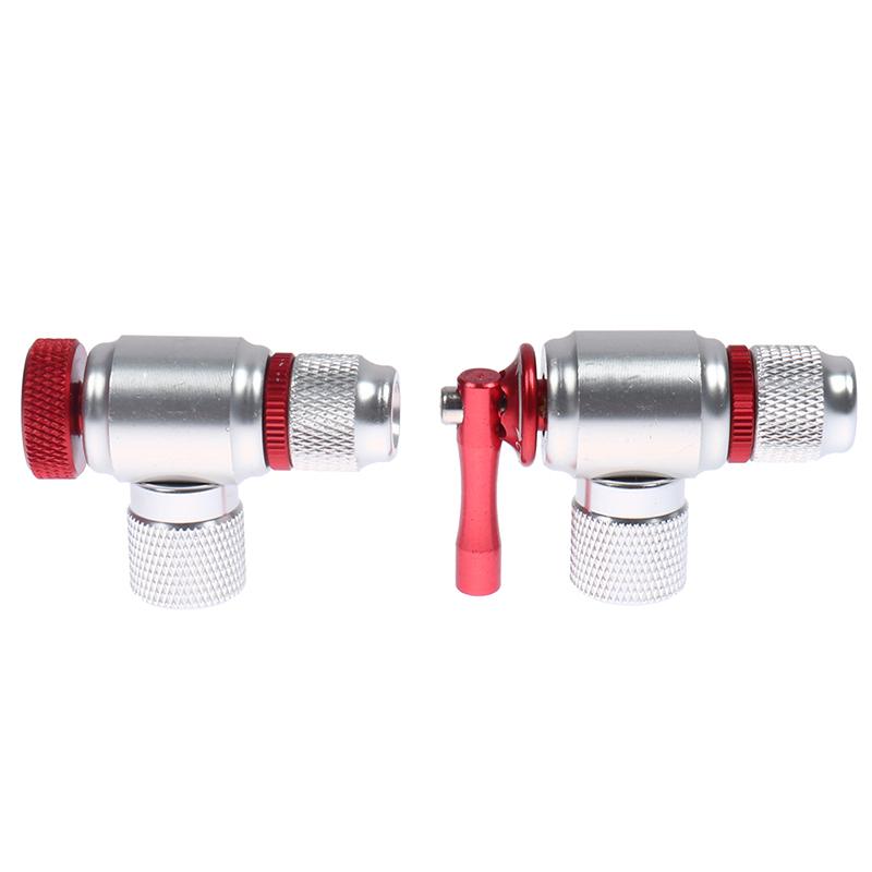 Portable Mountain Bike Co2 Cylinder Pump Gas Nozzle Fast Inflator Head Adapter