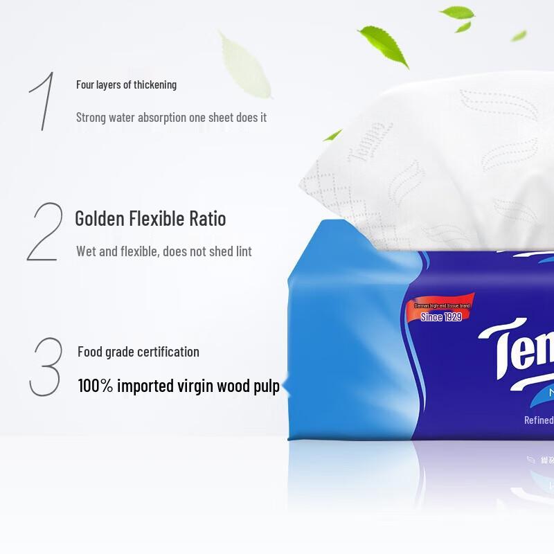 Tempo 4-Ply Soft Pack Facial Tissues