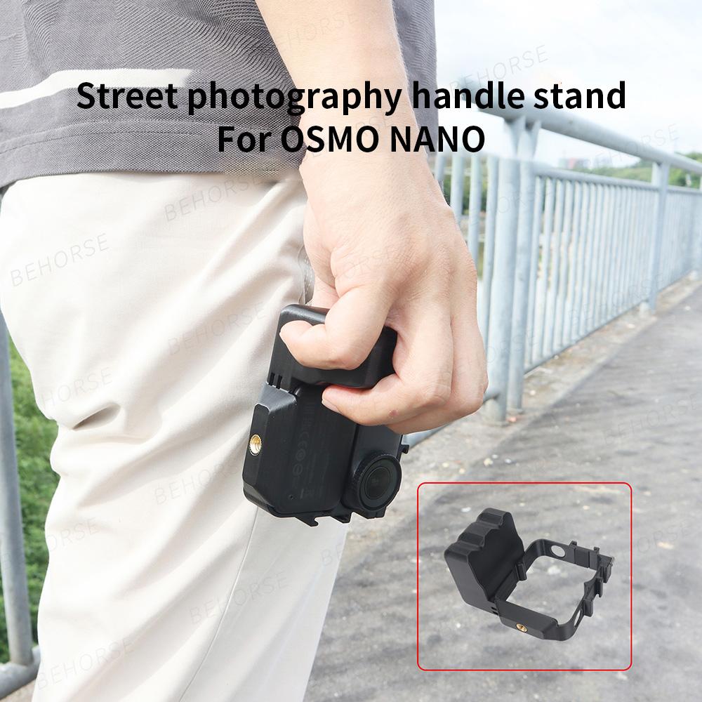Držák rukojeti pro DJI Osmo Nano Street Photography Držák rukojeti s prodlouženým studeným sáněmi Pro příslušenství kamery DJI Osmo Nano