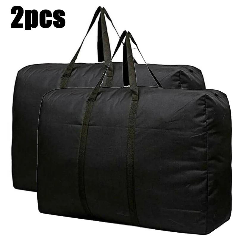 1/2pc Extra Large Moving Luggage Bags Oxford Cloth Outdoor Camping Packaging Bag Waterproof Durable Travel Home Storage Bag