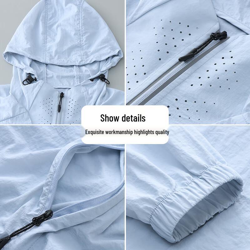 JOHLIN DREAM UPF50+ Couple Outdoor Sun Protection Hoodie Jacket