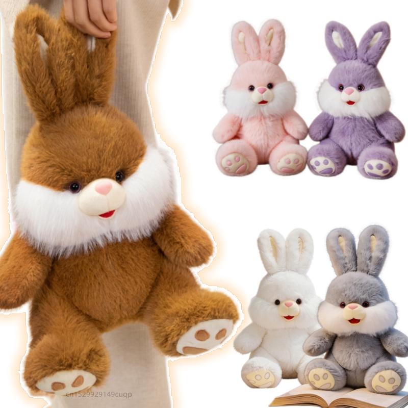 Hot Cute High Quality Cute Rabbit Plush Toys Soft Stuffed Cartoon Animal Doll Kawaii Sitting Rabbit Toy Pillow For Birthday Gift