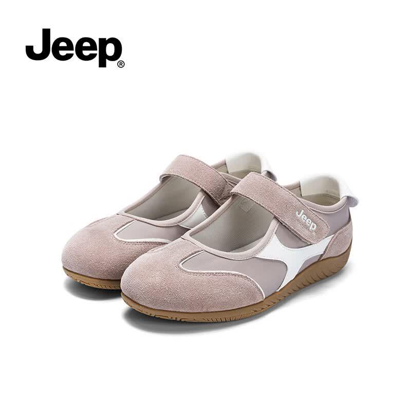 Женские повседневные туфли-балетки Mary Jane на липучках JEEP 37