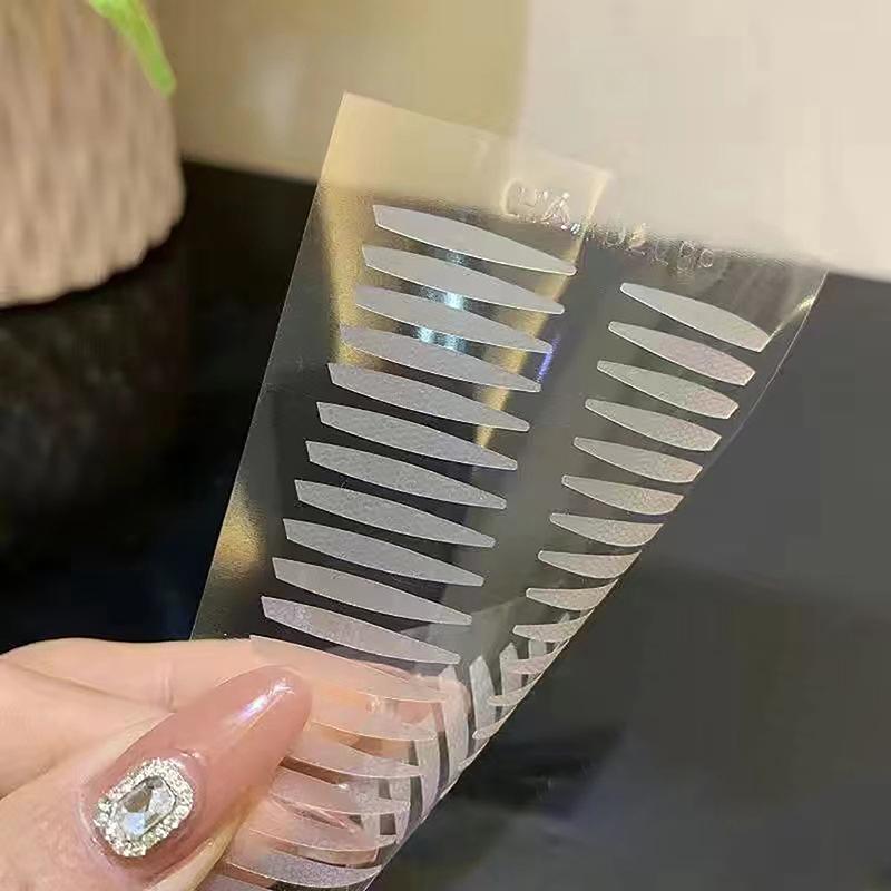 1 Blatt Unsichtbares Doppellidband Transparent Selbstklebend Natürlich Große Augen Lift Nicht Markierend Netzspitze Augenaufkleber Augen