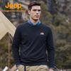 Jeep Men's Warm Fleece-Lined Casual Long Sleeve Top