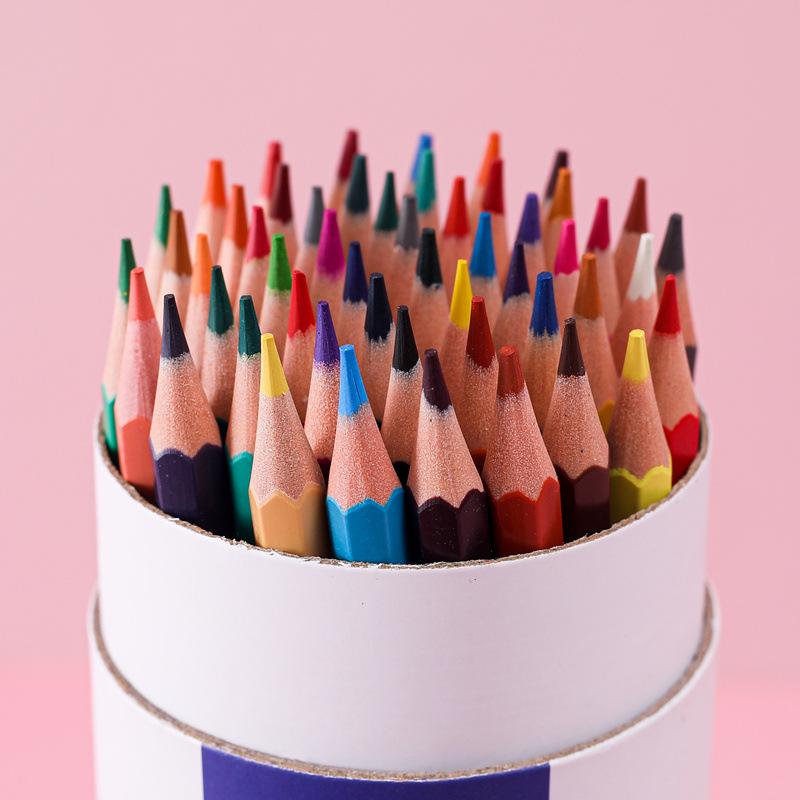 Erasable 48-Color Pencil Set for Students: Includes 36-Color Pencils, Drawing Tools, Ideal for Kindergarten Through Elementary School.
