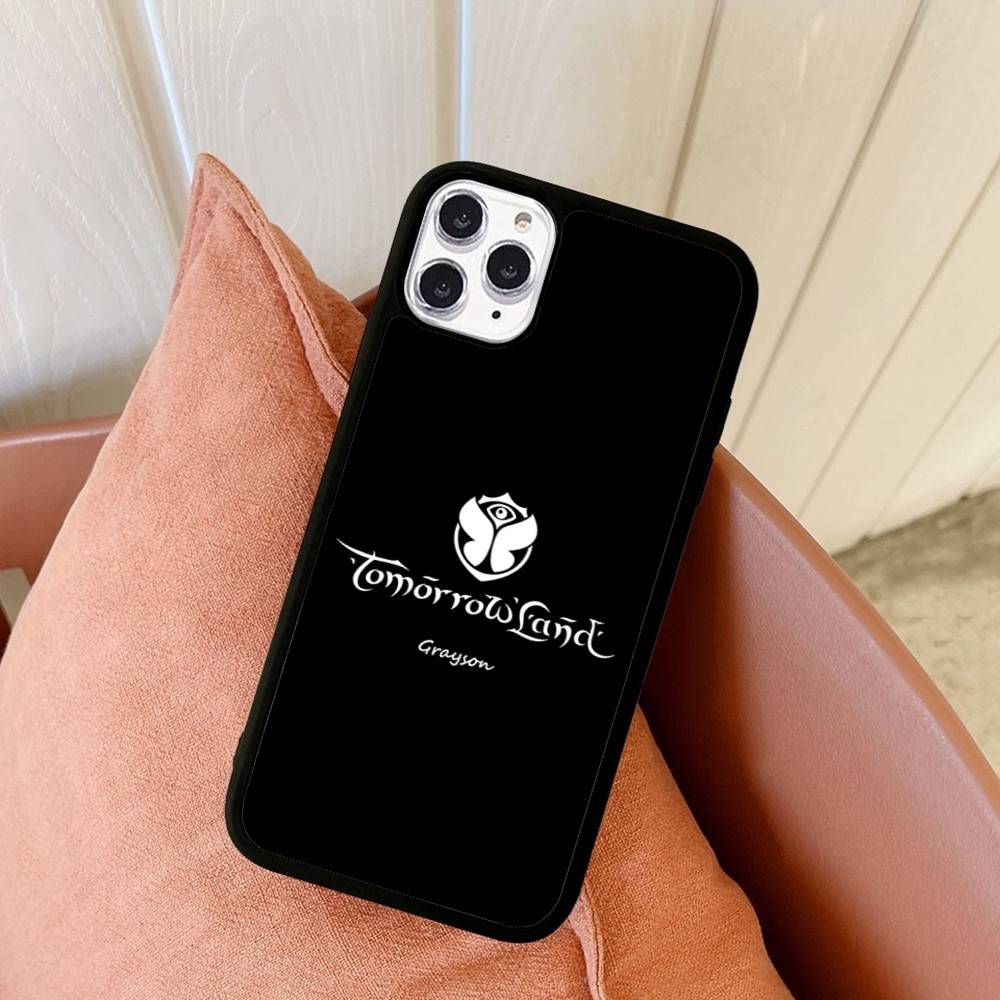 

T-tomorrowland Logo For iPhone 17 16 15 14 13 Pro 12 11 Pro Max Hard PC+TPU Phone Cases Back Cover iPhone 17pro max
