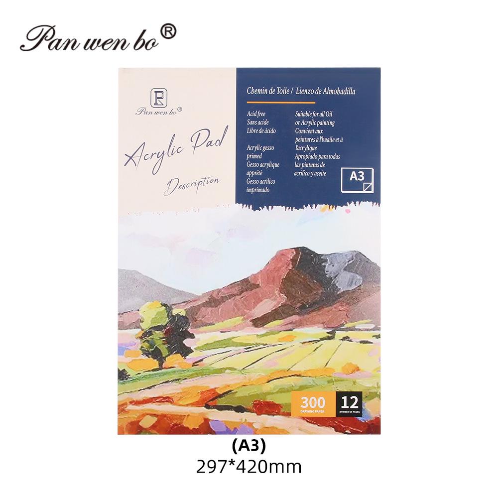 Künstler Acrylöl und Aquarell Skizzenbuch: A3/A4/A5 Dickes Papier zum Malen & Zeichnen