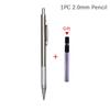 0.3 0.5 0.7 0.9 1.3 2.0mm Mechanical Pencil Set Full Metal Art Drawing Painting Automatic Pencil with Leads Office School Supply KTY