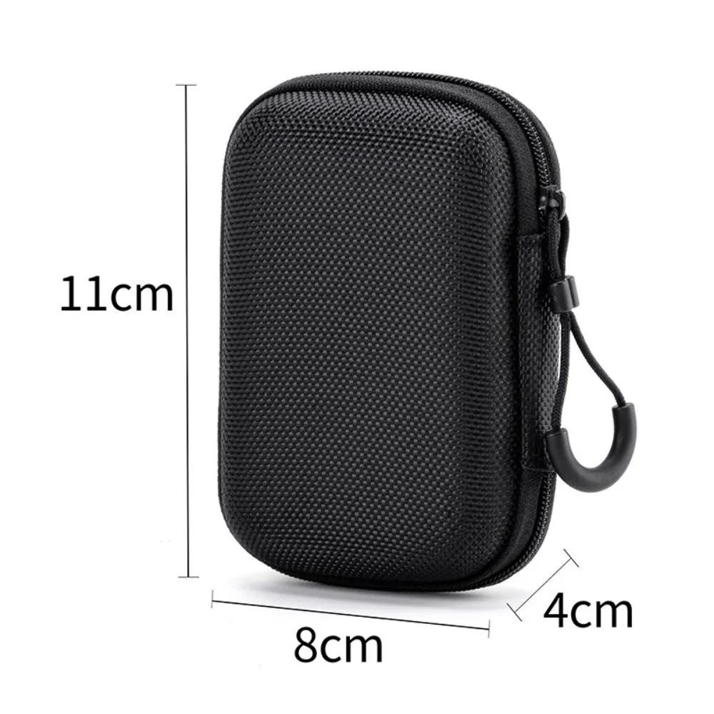 New Hard Shell EVA Storage Box Mini Portable Pouch Carrying Bag Black Protective Storage Case Digital Accessories