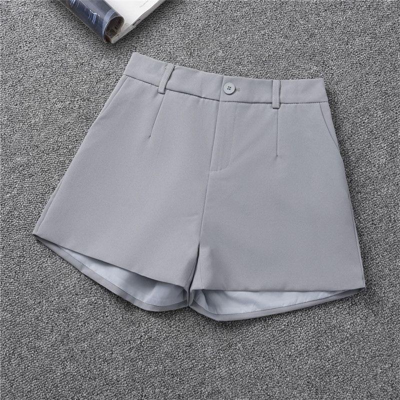 

Women s 2026 New Summer Mid-Length A-Line Wide-Leg Slimming Mid-Waist Shorts 3XL (Suitable for 165-180 jin) сірий колір