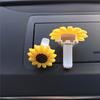 Vehicle Air Conditioning Outlet  Sun Flower Fragrance Water Clip  Solid Paste Storage Clip  Aromathe