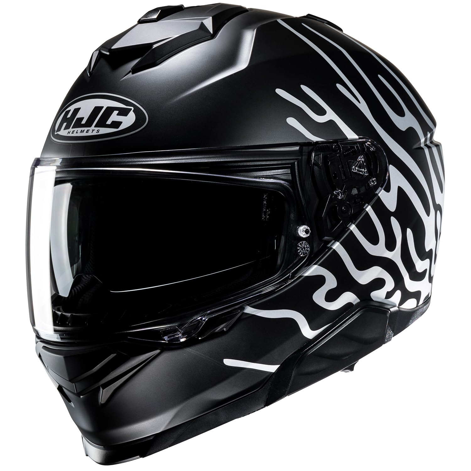 

HJC HELMETS Motorcycle Helmet with Sun and Intercom Smart HJC i71 Ceros HJH266 XL (HJC Helmets) Full-Face Built-in Visor, Ventilation, Built-in