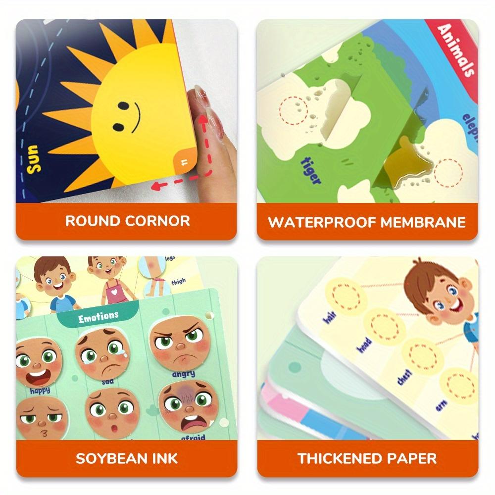 DIY Montessori Busy Book for Toddlers Quiet Book for Kids with 6 Themes Animal Preschool Learning Activities Educational Toys