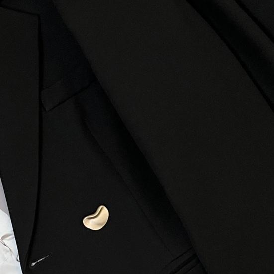 Traje Casual de Mujer Chaqueta Blazer de Oficina Moda Ajuste Holgado Abrigo Femenino Ropa de Primavera Otoño