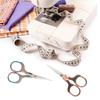 2Pcs Metal Craft Scissors Sharp Pointed Tip Retro Scissors Multipurpose Vintage Sewing Scissors Ergonomic Handle Sewing Supplies