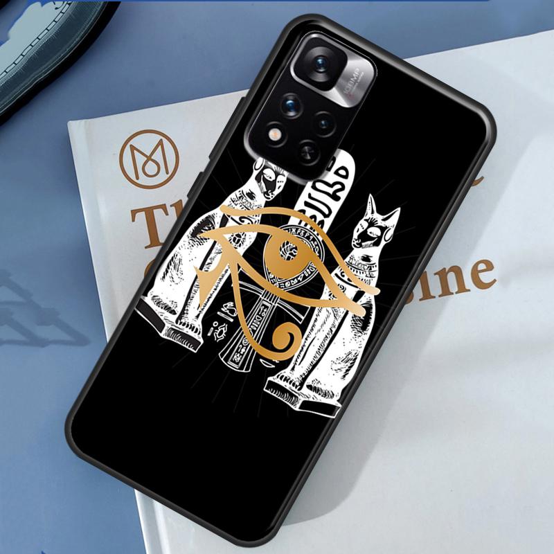 

Egyptian Hieroglyphics Symbols Case For Xiaomi Redmi Note 13 12 11 9 10 14 Pro 9S 10S 11S 12S Redmi 14C 10C 12C 13C Cover Redmi Note 14 5G