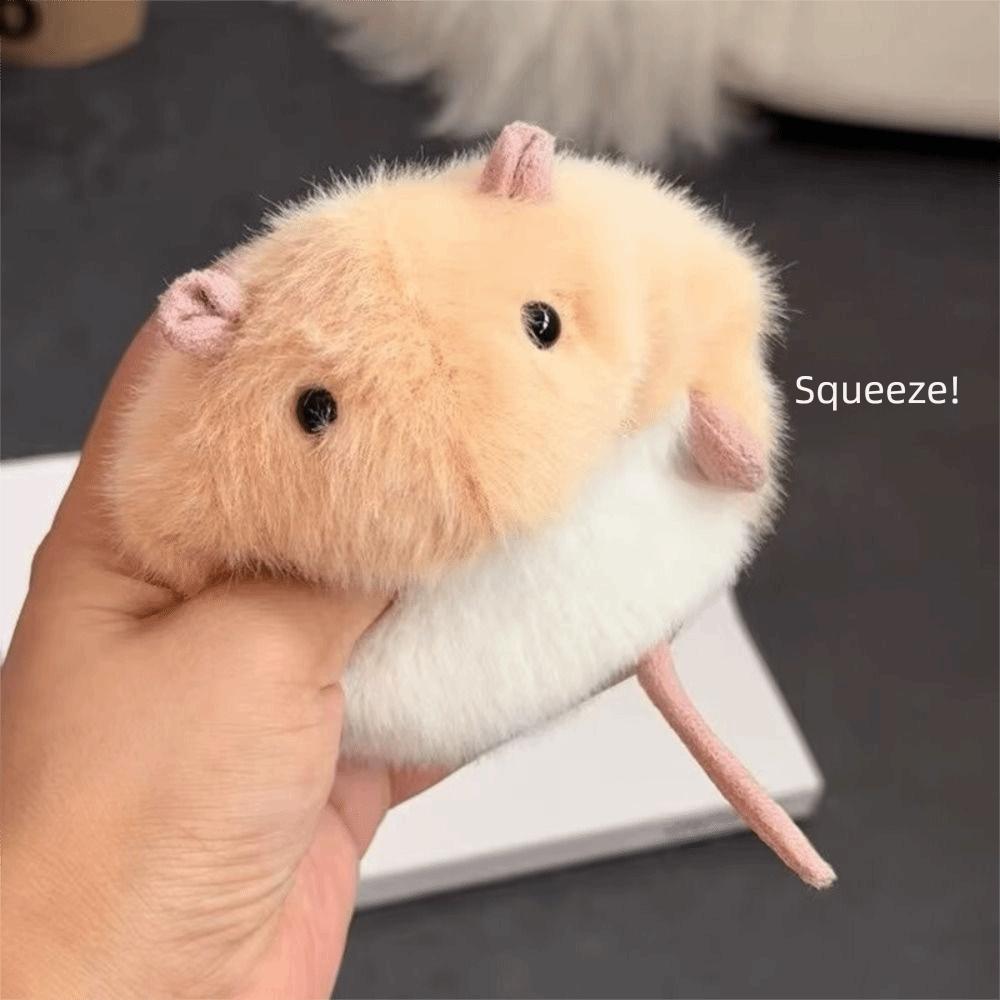 Kawaii/Adorable Design Plush Hamster Toy Bean Bag Filled Stress Relief Squeeze Toy  Stress Relief