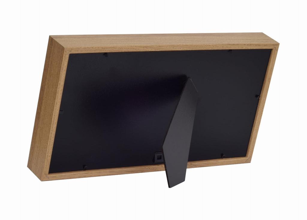 Ramka Na 3 Zdjęcia 10X15 Galeria 3D Głęboka Przestrzenna Shadow Box 18X35Cm Dębowa