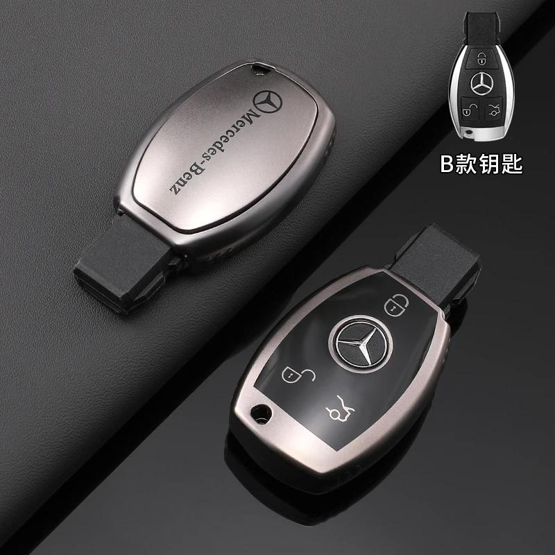 

Soft TPU Car Key Case Cover Protector Shell Fob For Mercedes Benz A B C E G Class C200 C300 E350 W205 E260L GLK A45 AMG BGA