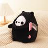 Schattige Halloween Cadeaus Pluche Beestjes Kat Cosplay Dood Dokter Heks Zachte Speeltjes Kawaii Zwarte Katten Knuffel Speelgoed Feest Decoratie