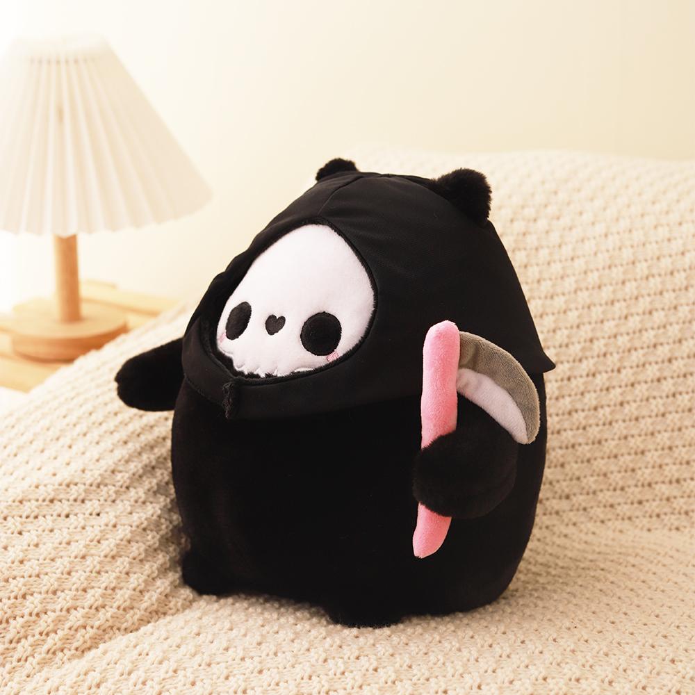 Schattige Halloween Cadeaus Pluche Beestjes Kat Cosplay Dood Dokter Heks Zachte Speeltjes Kawaii Zwarte Katten Knuffel Speelgoed Feest Decoratie