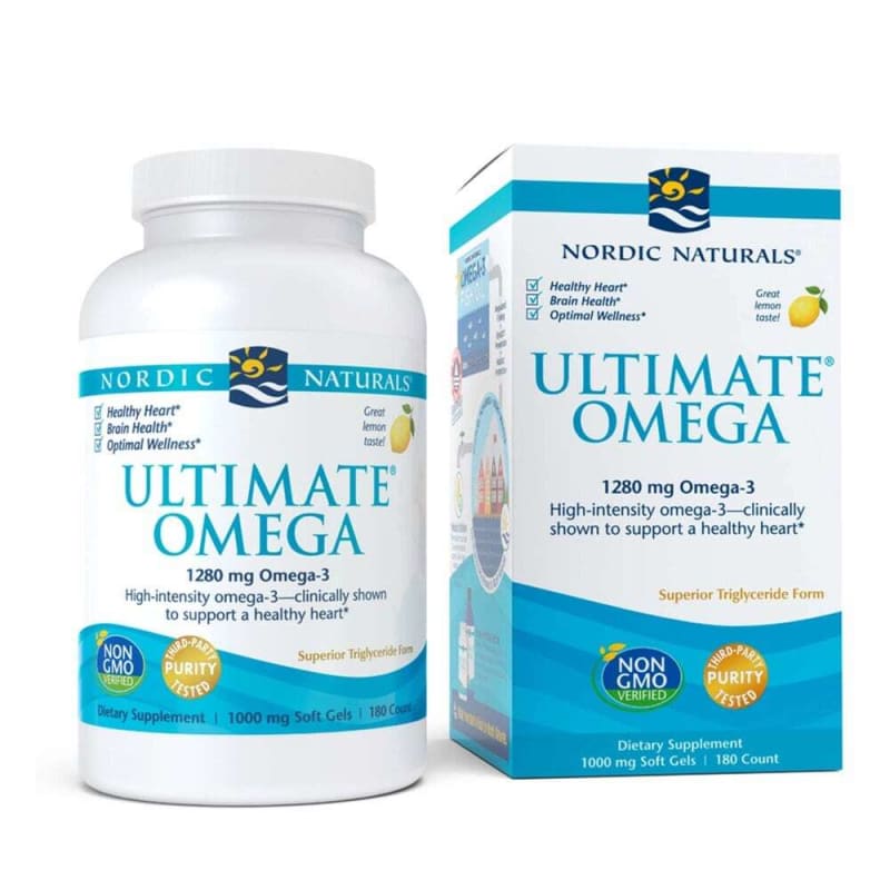 

Nordic Naturals Ultimate Omega-3 1000 мг, 180 капсул