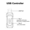 1/2/3/4/5M Auto-Innenraum RGB LED Lichtleiste Umgebungsneon Unsichtbares Licht USB Glasfaser Atmosphärenlampe unterstützt APP-Steuerung