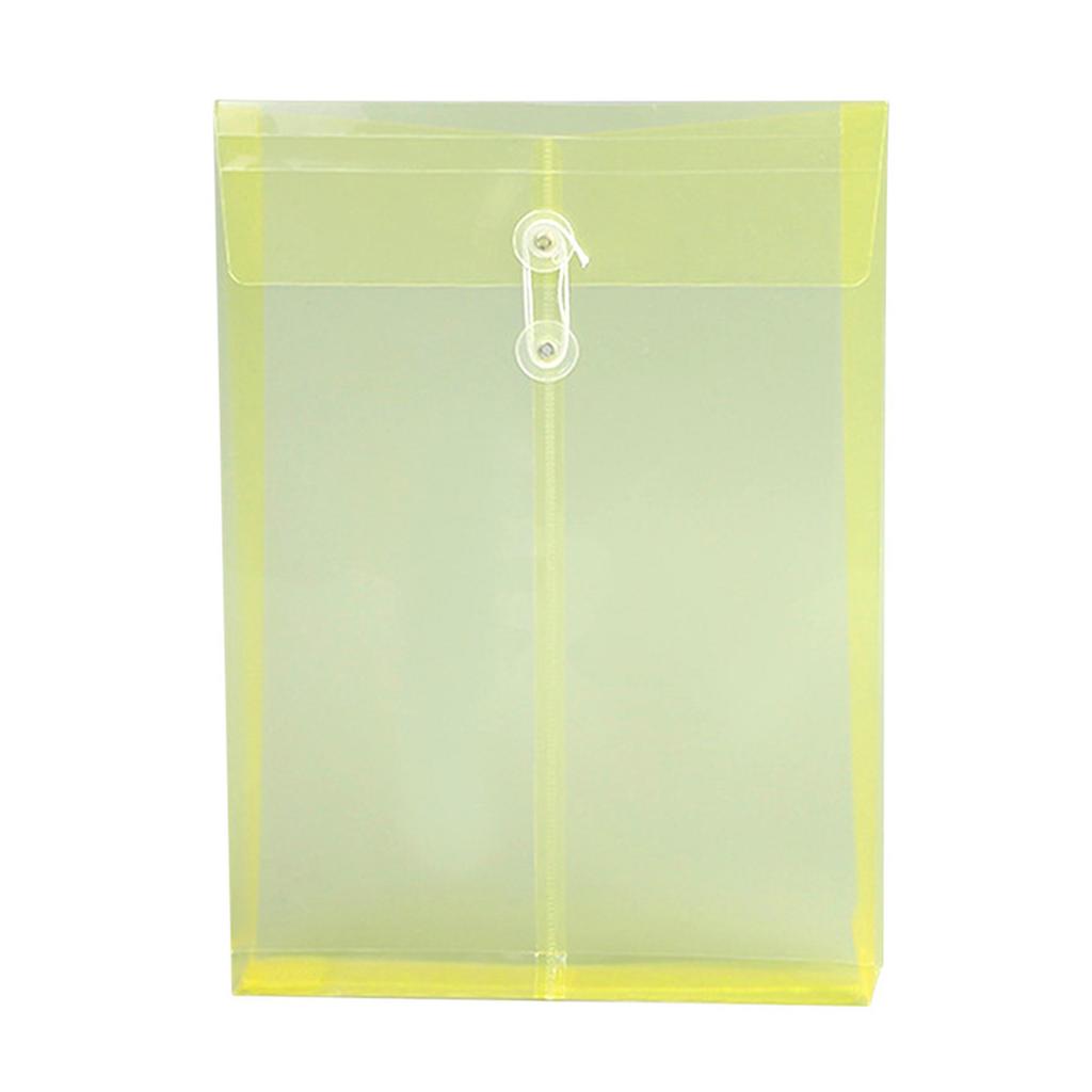 10pcs A4 Clear File Folders File Envelopes Organiser Bags Thickened Clear Visibility Waterproof Protection Keeps Items Safe