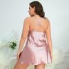 Plus Size Nightgown Summer Loose Halter Dress Sexy Women's Ice Silk Nightgowns