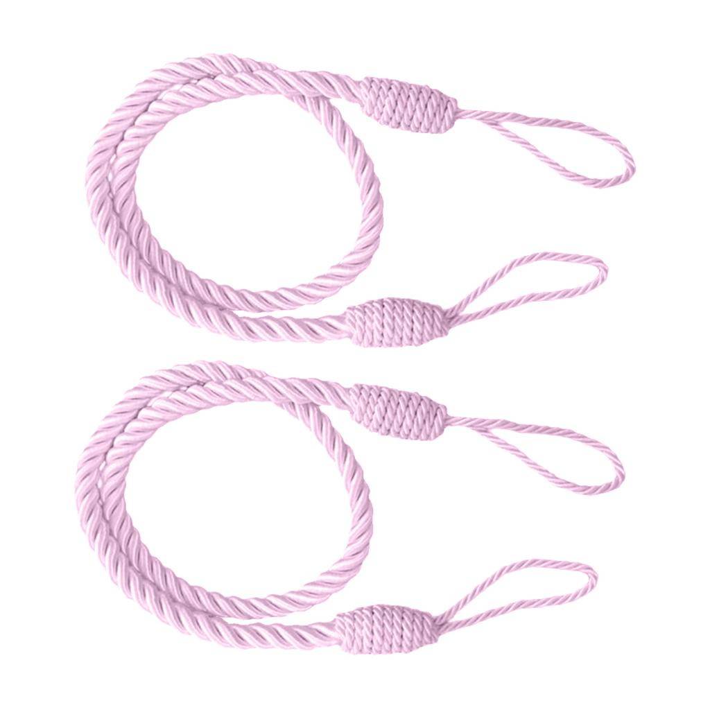 2 Pcs Rope Curtain Tiebacks Tassel Thick Twisted Cord Home Textiles Window Treatments Home Decoration Accessories