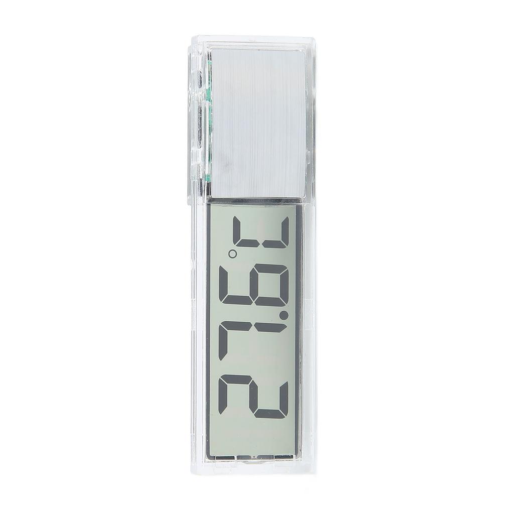 Aquarium Thermometer 3D LCD Electronic Transparent Digital Fish Tank Thermometer for Water Temperature Measurement