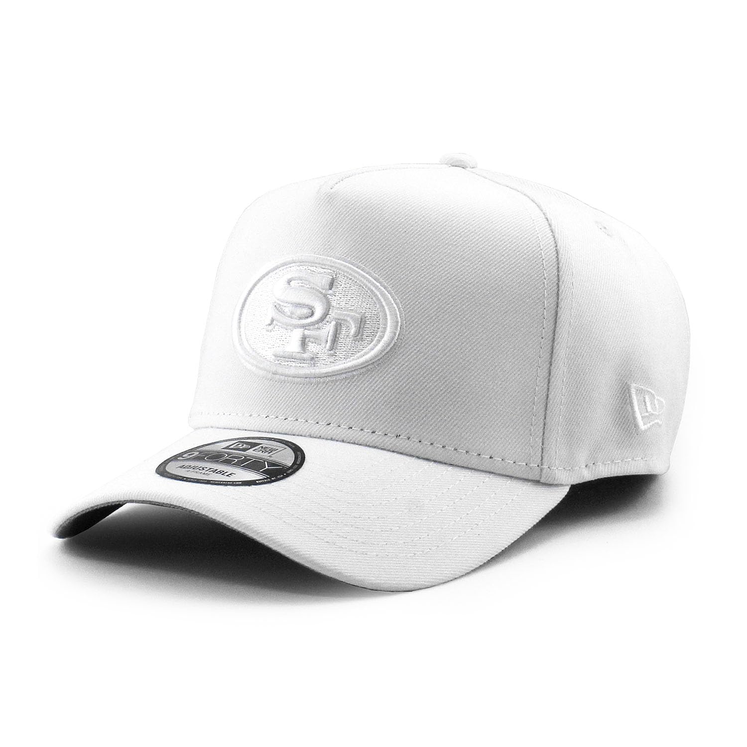 

New Era 9FORTY Snapback San Francisco 49ers NFL SNAPBACK American Football White Cap, A-FRAME CAP, White, 940AF, Cap, [Used]